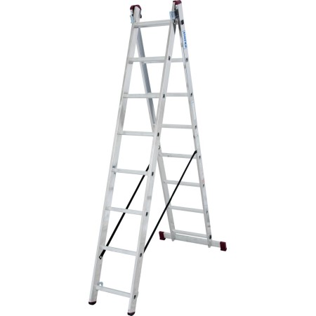 Krause Mehrzweckleiter, 2 x 8 Sprossen