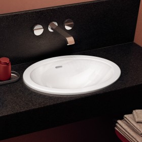 Villeroy & Boch Loop & Friends Einbauwaschbecken oval 50,5 x 36 cm, mit Überlauf