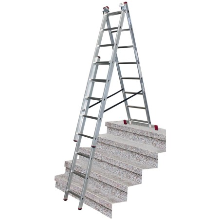 Krause Corda Vielzweckleiter, 3 x 8 Sprossen