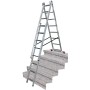 Krause Corda Vielzweckleiter, 3 x 8 Sprossen - Detailansicht