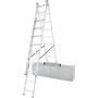 Krause Corda Vielzweckleiter, 3 x 9 Sprossen