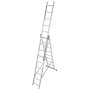 Krause Corda Vielzweckleiter, 3 x 9 Sprossen - technische Ansicht