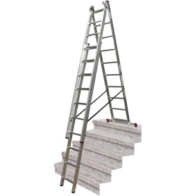 Krause Corda Vielzweckleiter, 3 x 10 Sprossen