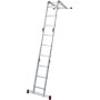 Krause Corda Gelenkleiter 4 x 3 Sprossen - Produktansicht