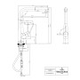Villeroy & Boch Subway Style Shower Einhebel-Küchenarmatur
