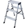 Krause Monto Stufen-Doppelleiter Dopplo 2x3 Stufen - technische Ansicht