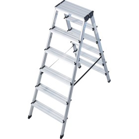 Krause Monto Stufen-Doppelleiter Dopplo 2x6 Stufen