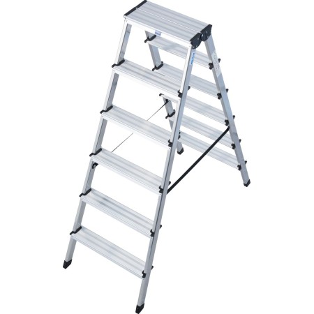 Krause Monto Stufen-Doppelleiter Dopplo 2x6 Stufen