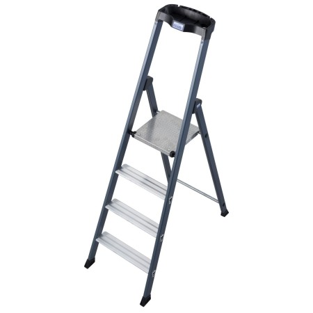 Krause Monto Stufen-Stehleiter SePro S eloxiert 4 Stufen