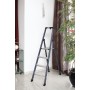 Krause Monto Stufen-Stehleiter SePro S eloxiert 4 Stufen