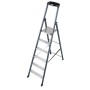 Krause Monto Stufen-Stehleiter SePro S eloxiert 6 Stufen