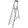 Krause Monto Stufen-Stehleiter SePro S eloxiert 7 Stufen