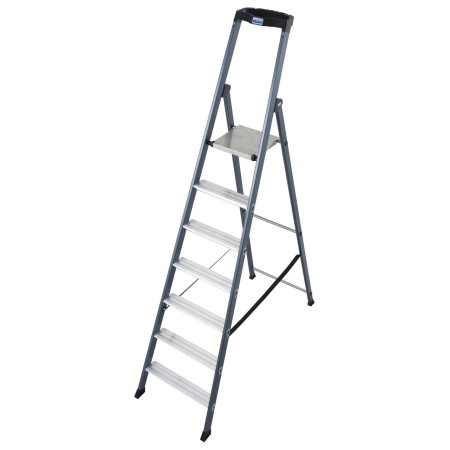 Krause Monto Stufen-Stehleiter SePro S eloxiert 7 Stufen