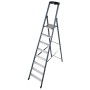 Krause Monto Stufen-Stehleiter SePro S eloxiert 8 Stufen
