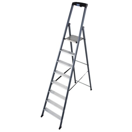 Krause Monto Stufen-Stehleiter SePro S eloxiert 8 Stufen