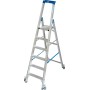 Krause Stabilo Stufen-Stehleiter, fahrbar 6 Stufen