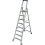 Krause Stabilo Stufen-Stehleiter, fahrbar 8 Stufen