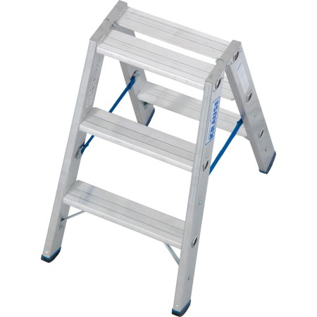Krause Stabilo Stufen-Doppelleiter 2x3 Stufen