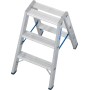 Krause Stabilo Stufen-Doppelleiter 2x3 Stufen - Detailansicht