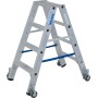 Krause Stabilo Stufen-Doppelleiter, fahrbar 2x4 Stufen - Produktansicht