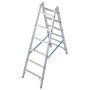 Krause Stabilo Sprossen-Doppelleiter 2x6 Sprossen - Detailansicht