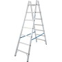 Krause Stabilo Sprossen-Doppelleiter 2x7 Sprossen - technische Ansicht