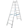 Krause Stabilo Sprossen-Doppelleiter 2x8 Sprossen - technische Ansicht