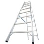 Krause Stabilo Sprossen-Doppelleiter 2x8 Sprossen - Produktansicht