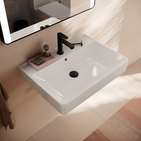 hansgrohe Xanuia Q Lavabo 650/480 con foro per rubinetto e troppopieno
