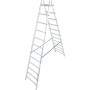 Krause Échelle double en aluminium Stabilo à 2x12 barreaux - vue détaillée