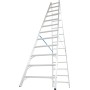 Krause Échelle double en aluminium Stabilo à 2x12 barreaux - photo produit