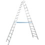 Krause Stabilo Sprossen-Doppelleiter 2x14 Sprossen - Produktansicht