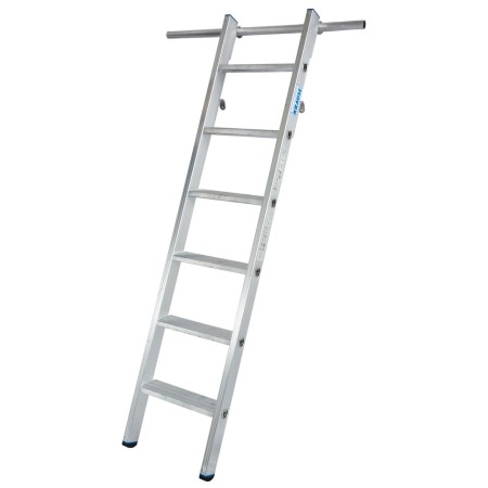 Krause Scala-scaffale a pioli agganciabile, con 2 paia di ganci agganciabili, 6 pioli