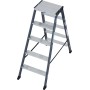 Krause Échelle double SePro D en aluminium anodisé 2x5 marches