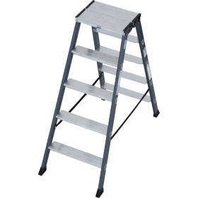 Krause Échelle double SePro D en aluminium anodisé 2x5 marches