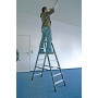 Krause Monto Stufen-Doppelleiter SePro D eloxiert 2x7 Stufen - Produktansicht