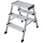 Krause MONTO Doppel-KlappTritt Treppo alu, 2x3 Stufen - Detailansicht