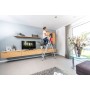 Krause Monto Stufen-Stehleiter Safety 5 Stufen - technische Ansicht