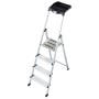 Krause MONTO Stufen-StehLeiter Secury mit MultiGrip System, 4 Stufen