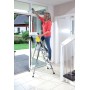 Krause MONTO Stufen-StehLeiter Secury mit MultiGrip System, 4 Stufen - Detailansicht