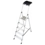 Krause MONTO Stufen-StehLeiter Secury mit MultiGrip System, 5 Stufen