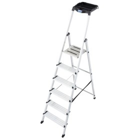 Krause MONTO Stufen-StehLeiter Secury mit MultiGrip System, 6 Stufen