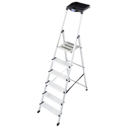 Krause MONTO Stufen-StehLeiter Secury mit MultiGrip System, 6 Stufen