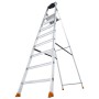 Krause Monto Stufen-Stehleiter Solido 8 Stufen - technische Ansicht