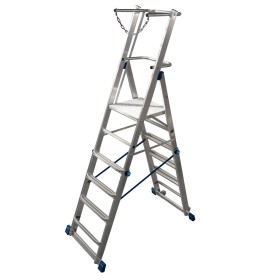 Krause Stabilo Teleskop-Plattformleiter, 6-8 Sprossen