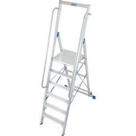 Krause Stabilo Stufen-Stehleiter mit grosser Standplattform 6 Stufen