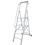 Krause Stabilo Stufen-Stehleiter mit grosser Standplattform 6 Stufen - technische Ansicht