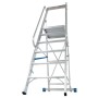 Krause Stabilo Stufen-Stehleiter mit grosser Standplattform 6 Stufen