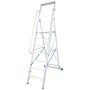 Krause Stabilo Stufen-Stehleiter mit grosser Standplattform 7 Stufen - technische Ansicht
