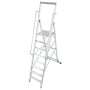 Krause Stabilo Stufen-Stehleiter mit grosser Standplattform 8 Stufen